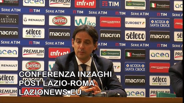 Lazio-Roma, conferenza post gara di Inzaghi