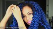 Natural hair | How to: OMBRE BLUE Crochet Braids!