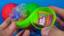 Surprise eggs Play-Doh ICE CREAM eggs surprise Disney Cars SPIDERMAN Party Animals For Kids Baby