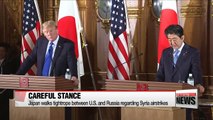 Japan walks tightrope between U.S. and Russia regarding Syria strikes