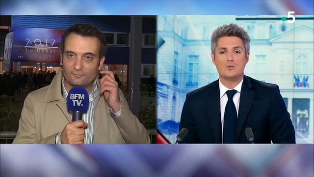 Florian Philippot raconte les minutes qui ont suivi le débat en coulisses avec Marine Le Pen - Regardez