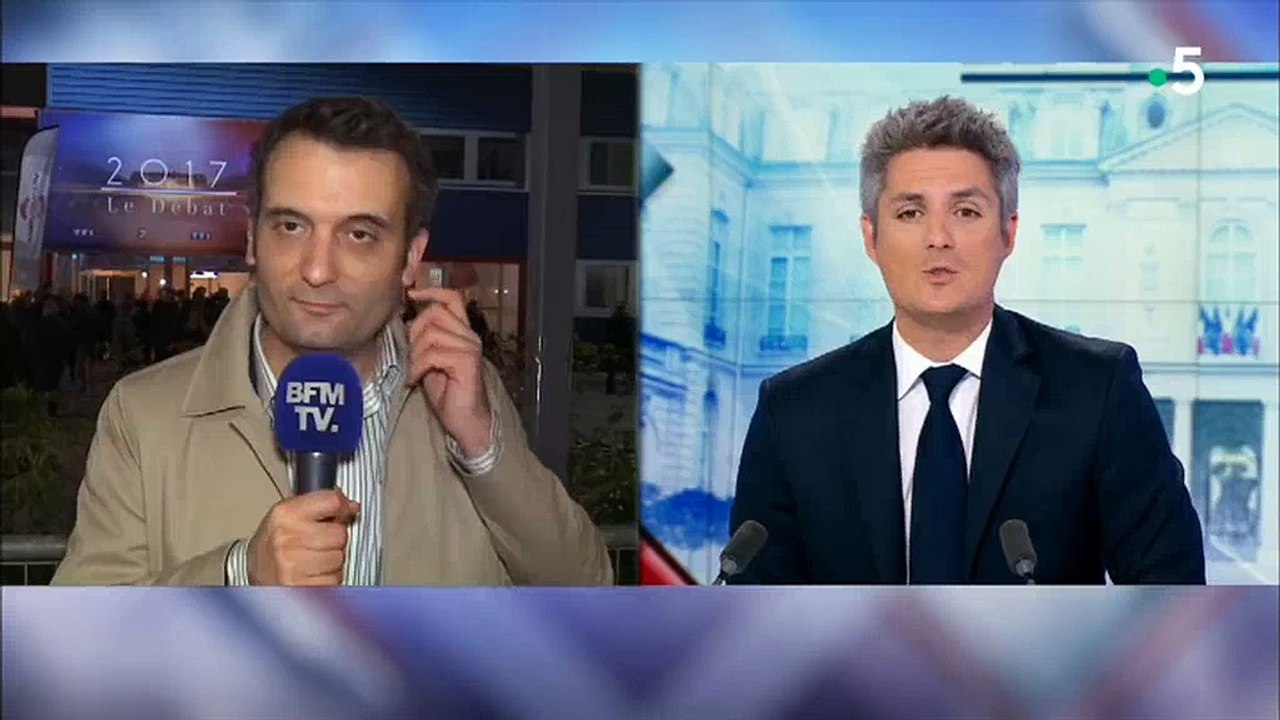 Florian Philippot raconte les minutes qui ont suivi le débat en coulisses avec Marine Le Pen - Regardez
