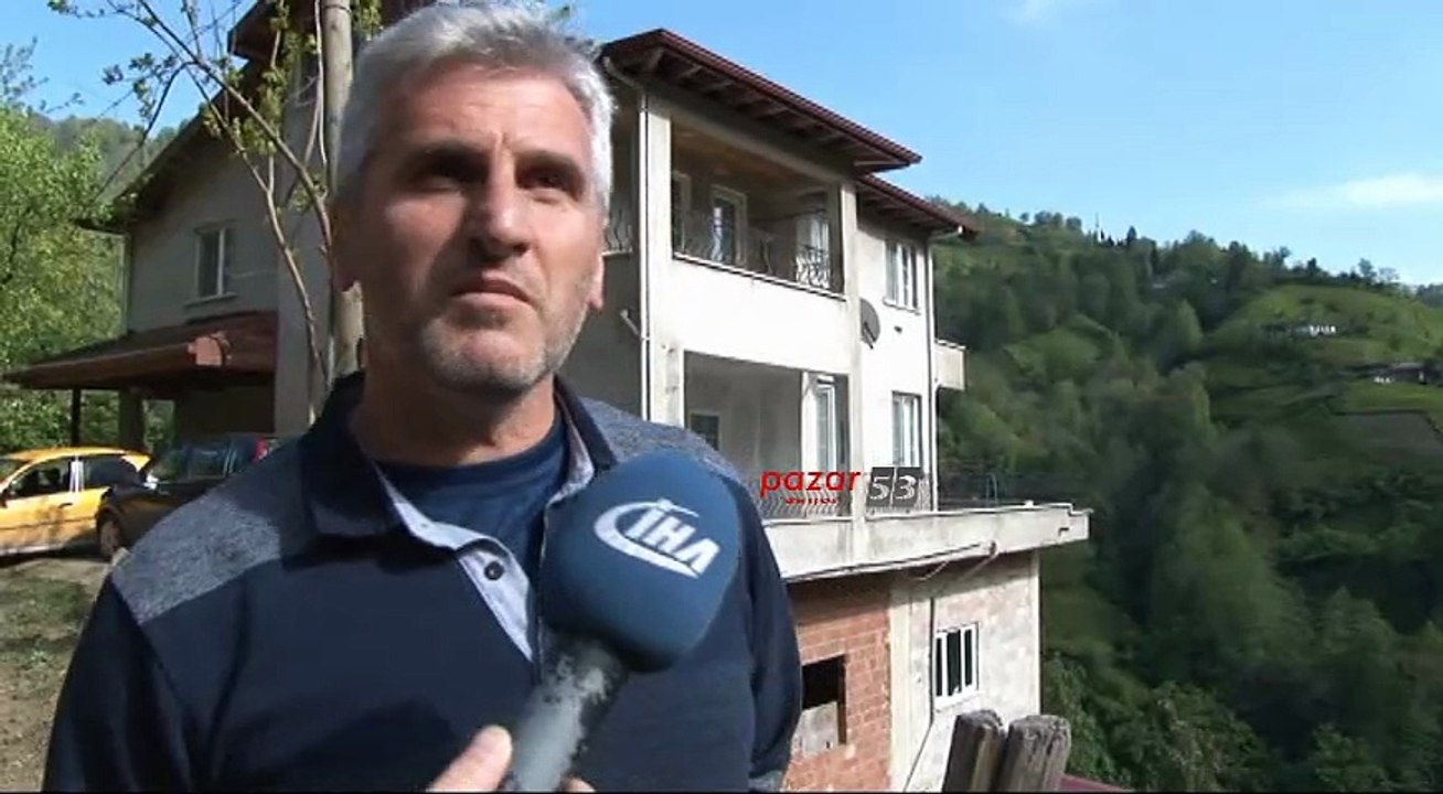 Pazar'da ilginç ev