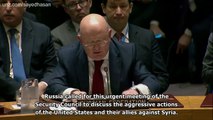 Russia at the UNSC after US-led strikes on Damascus: 'You could Stop the Syrian Conflict in 24 hours'