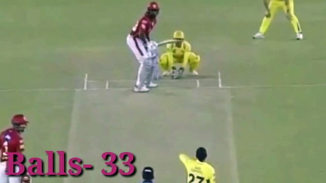 Vivo IPL 2018 Match 12 - CSK vs KXIP - Chris Gayle batting in IPL vs KXIP