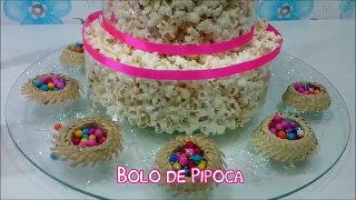 DIY: Bolo de Pipoca para Festa Junina | Viviane Magalhães