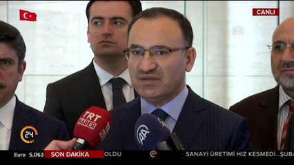 Bozdağ gündeme ilişkin konuşuyor