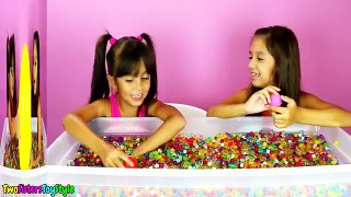 ORBEEZ CHALLENGE Giant Surprise Egg Toy Hunt - Opening Blind Bag Prizes - Disney Toys, MLP, Giftems