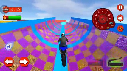 EXTREME BIKE STUNTS MANIA GAME - New Bike Games For Kids - Motor Cycle Games - Motor Bike Boys Games