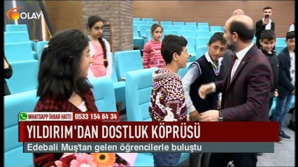 Yıldırım'dan dostluk köprüsü