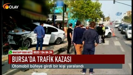 Bursa'da trafik kazası
