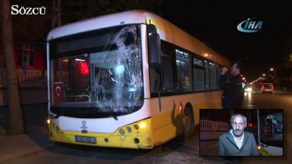 Eşkıya yapmaz! Belediye otobüsüne ateş edip şoförünü darp etti
