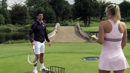 Djokovic ve Sharapova tenisi kort dışına taşıdı