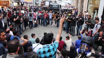 Taksim&#39;deki Soma protestosunda neler oldu?