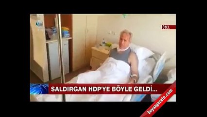 HDP binasındaki saldırıda, saldırgan kameraların yerini bilerek hareket etmiş
