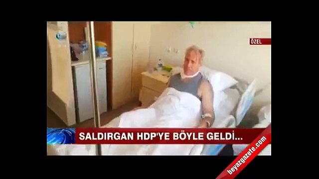 HDP binasındaki saldırıda, saldırgan kameraların yerini bilerek hareket etmiş