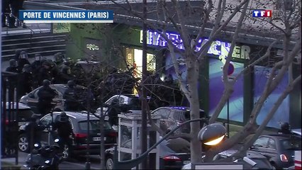 Süpermarkette rehine operasyonundan ilk görüntüler