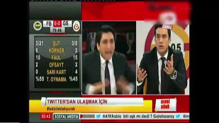 GS TV spikerleri Fenerbahçe&#39;nin golüne nasıl tepki verdi?