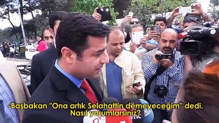 Selahattin Demirtaş&#39;ın Ahmet Davutoğlu&#39;na cevabı