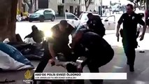 ABD polisi evsiz adamı böyle öldürdü!