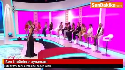 Nur Yerlitaş stüdyoyu terk etti