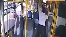 Sivil polis, halk otobüsünde şoförü tekme tokat dövdü, etrafa ateş açtı!