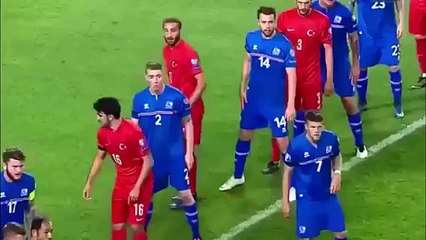 İşte Türkiye'yi Euro 2016'ya götüren müthiş frikik...