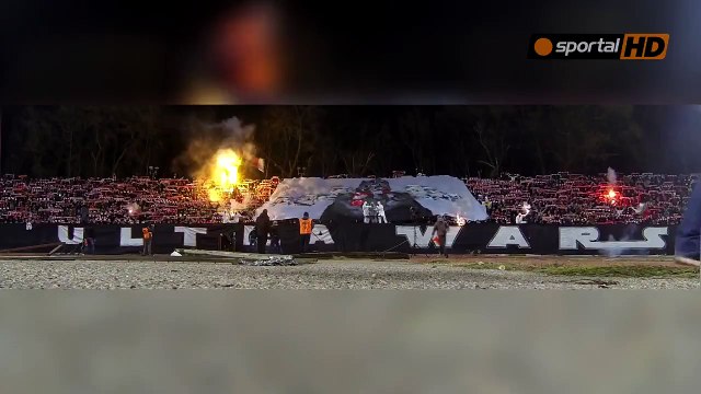 CSKA Sofia taraftarlarından Star Wars koreografisi