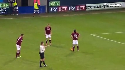 Northampton&#39;dan sıradışı serbest vuruş organizasyonu