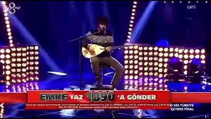 O Ses Türkiye&#39;de yarışmacı sahnede gözyaşlarını tutamadı