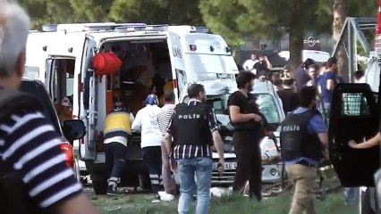 Diyarbakır&#39;daki patlama bölgesinden ilk görüntüler