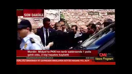 Şehit polisin cenazesine katılan Kılıçdaroğlu böyle protesto edildi