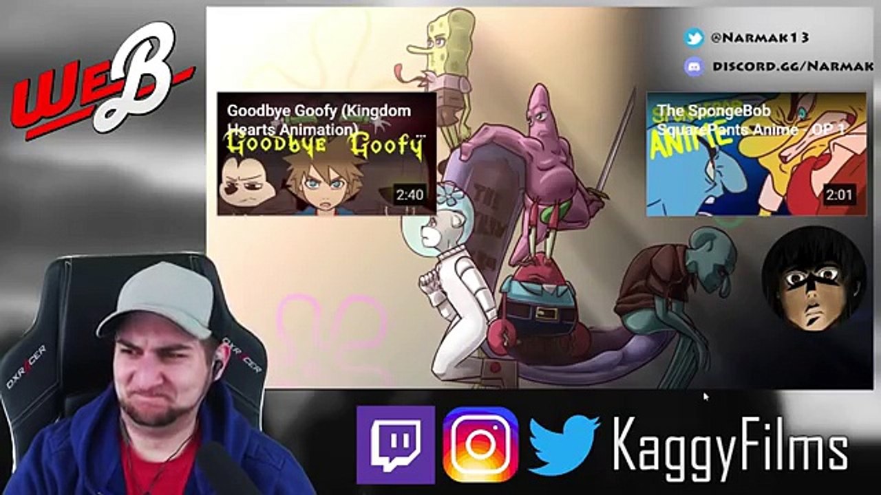 SPONGEBOB NEEDS TO BE AN ANIME!! | Kaggy Reacts to The SpongeBob SquarePants Anime - OP 2