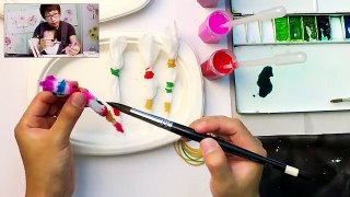 Tie-Dye Baby Wipes Painting Technique | Easy Fun Art Projects
