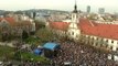 Thousands of Slovaks take to the streets protesting over corruption. There have been regular demonstrations since the murder of a journalist in February