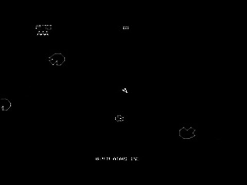 Asteroids sur console Atari