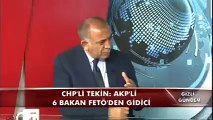 Gürsel Tekin: 6 bakan FETÖ'den gidici