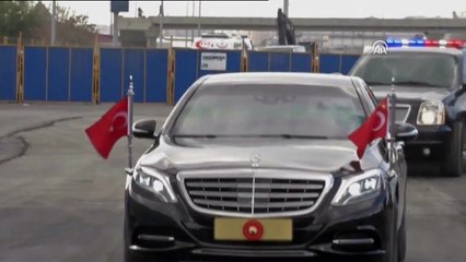 Avrasya Tüneli’nden ilk geçişi Cumhurbaşkanı Erdoğan yaptı