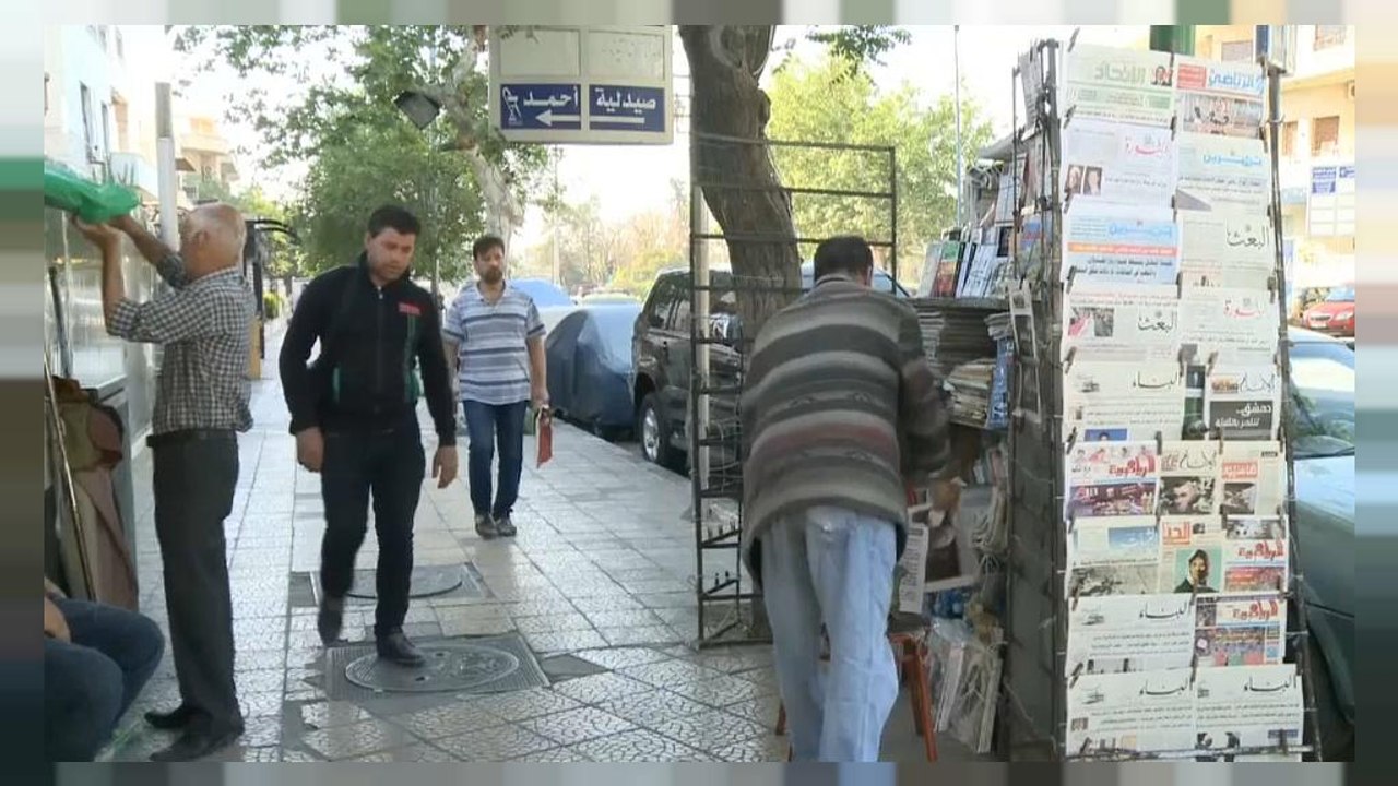 Syrians remain defiant despite allied air strikes