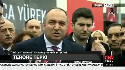 MHP İstanbul İl Başkanı: Milletin ayranı kabardığı takdirde bunları döktüğü kanla boğar!