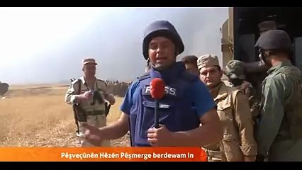 Başika&#39;da canlı yayın sırasında patlama