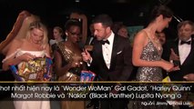 Oscar 2018: chị đại Wonder Woman Gal Gadot và Harley Quinn Margot Robbie phát bánh quy cho mọi người
