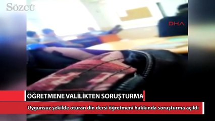 Din öğretmenini emekli eden o görüntüler...