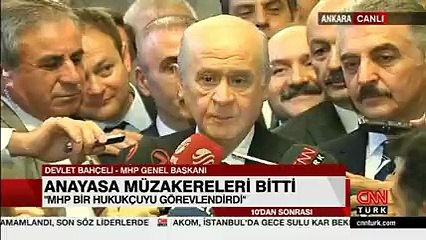 Bahçeli&#39;den Türkeş&#39;e cevap: Başbakan yardımcısı olma hikayesini Davutoğlu anlatsın