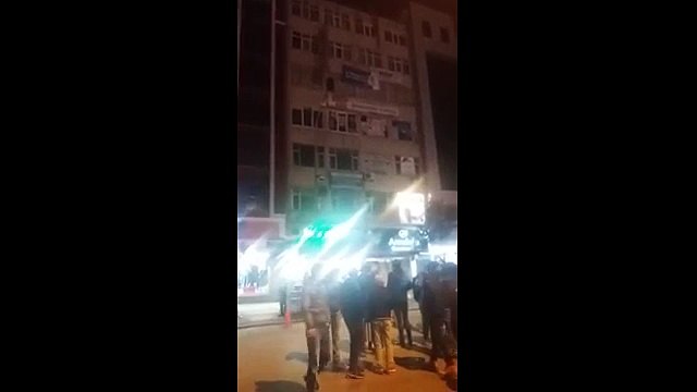 HDP'nin Ümraniye'deki ilçe binasına saldırının görüntüleri