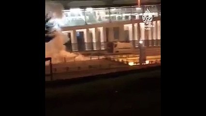 Patlamanın hemen ardından çekilen görüntüler