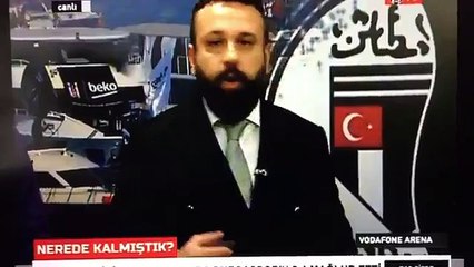 Patlama anı Beşiktaş TV canlı yayınına böyle yansıdı
