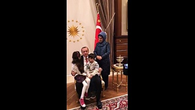 Halep'teki yaşananları dünyaya duyuran Bana, Cumhurbaşkanlığı Külliyesi'nde