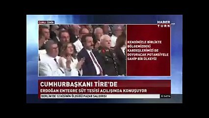 Erdoğan İzmir&#39;de kürsüden ayran istedi: Milli içkimiz ayrandır
