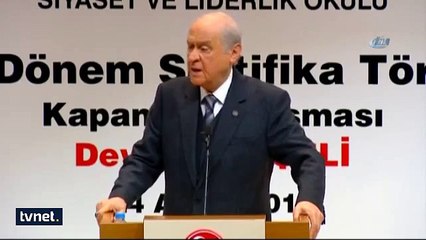 Bahçeli: CHP'nin bizim vatan sevdamıza kafası basmaz!